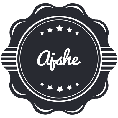 Ajshe badge logo