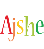 Ajshe birthday logo