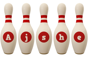 Ajshe bowling-pin logo