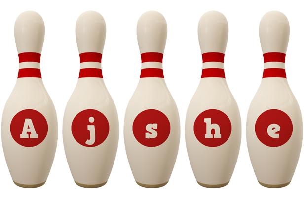 Ajshe bowling-pin logo