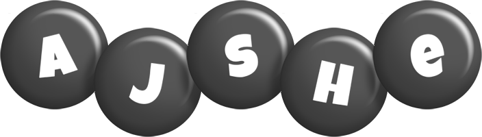 Ajshe candy-black logo
