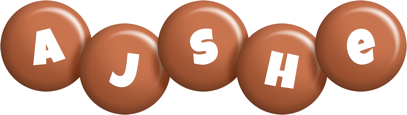 Ajshe candy-brown logo