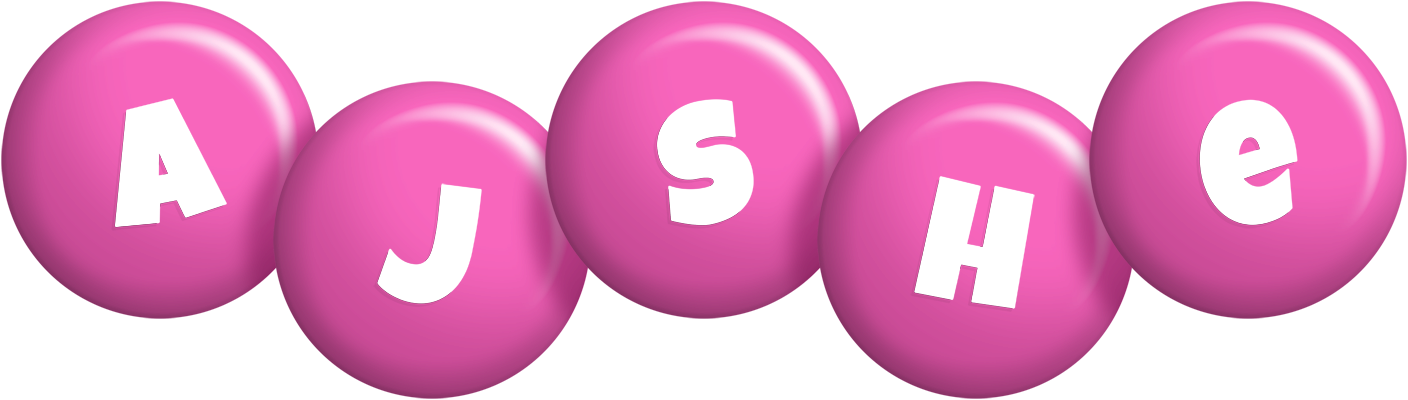 Ajshe candy-pink logo