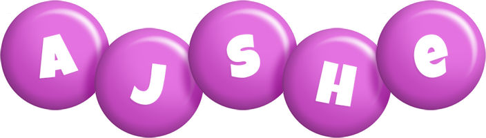 Ajshe candy-purple logo