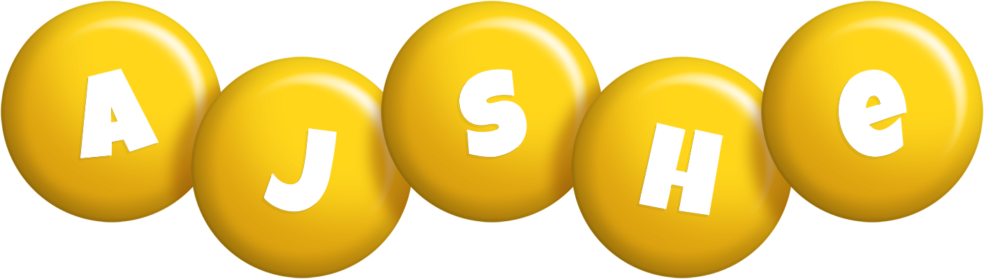 Ajshe candy-yellow logo