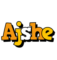 Ajshe cartoon logo