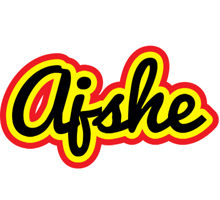 Ajshe flaming logo