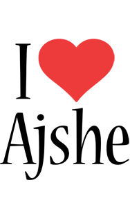 Ajshe i-love logo