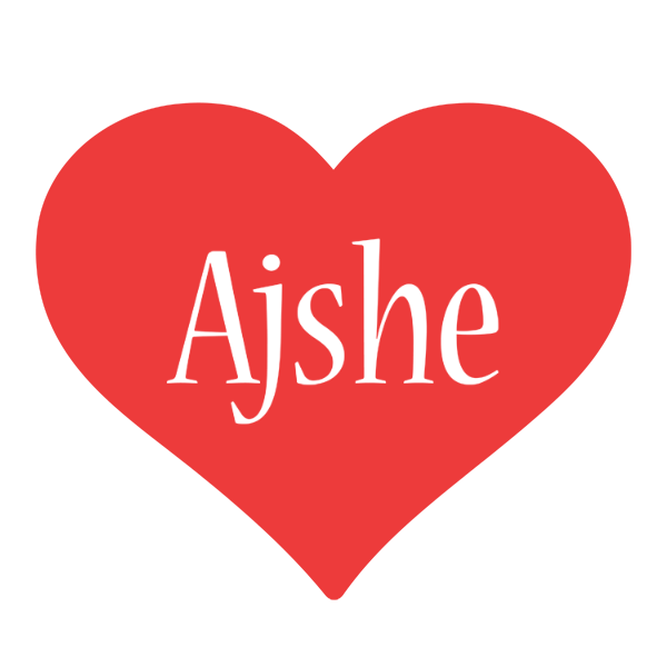 Ajshe love logo