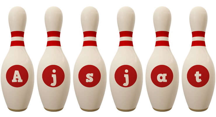 Ajsjat bowling-pin logo