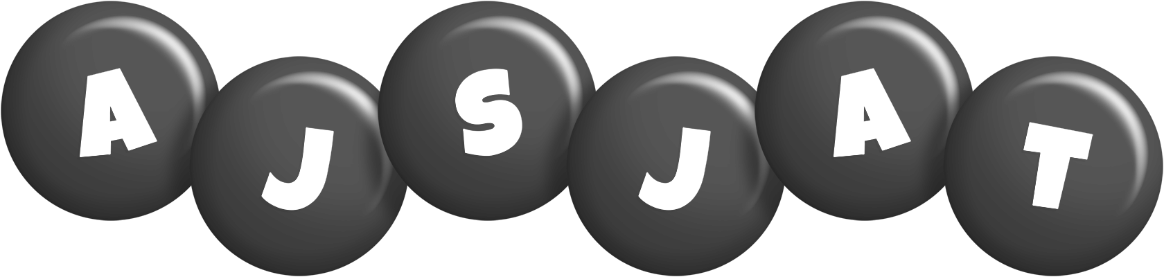 Ajsjat candy-black logo