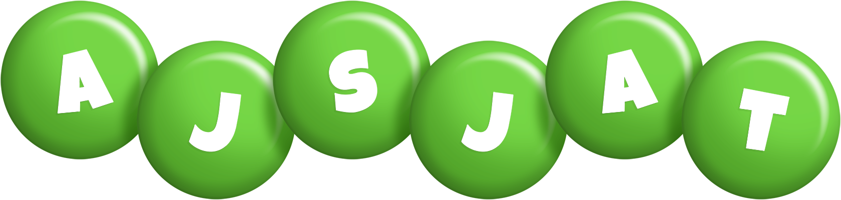 Ajsjat candy-green logo