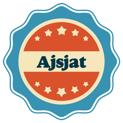 Ajsjat labels logo