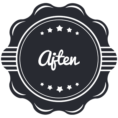 Ajten badge logo