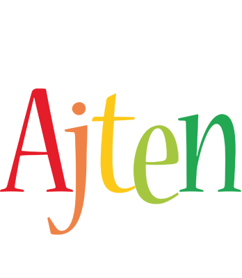 Ajten birthday logo