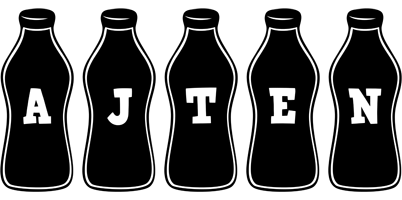 Ajten bottle logo