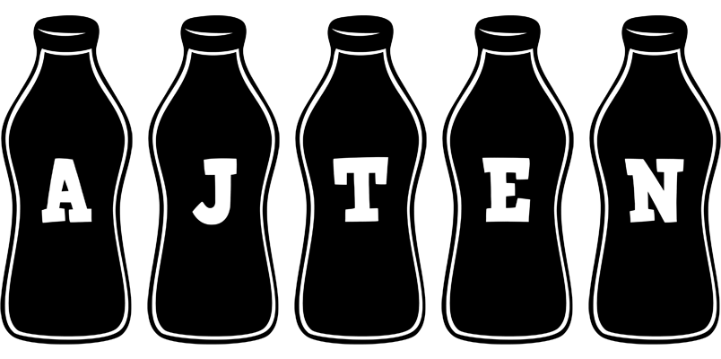 Ajten bottle logo