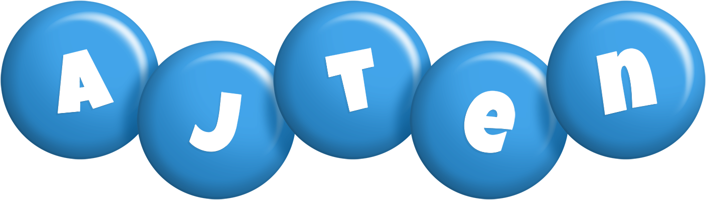 Ajten candy-blue logo