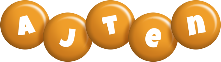 Ajten candy-orange logo