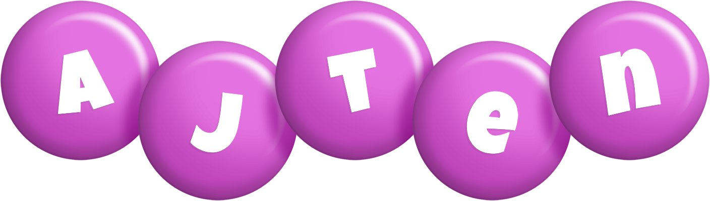 Ajten candy-purple logo