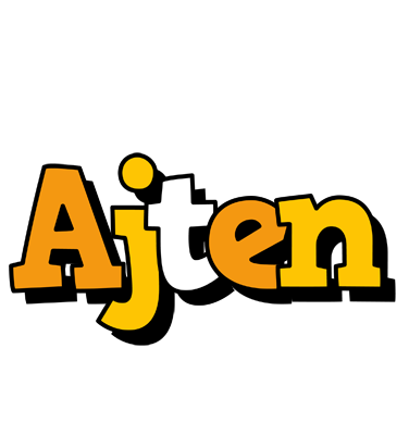 Ajten cartoon logo