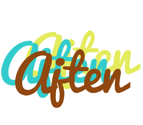 Ajten cupcake logo