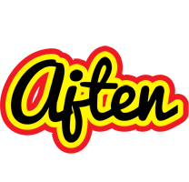 Ajten flaming logo