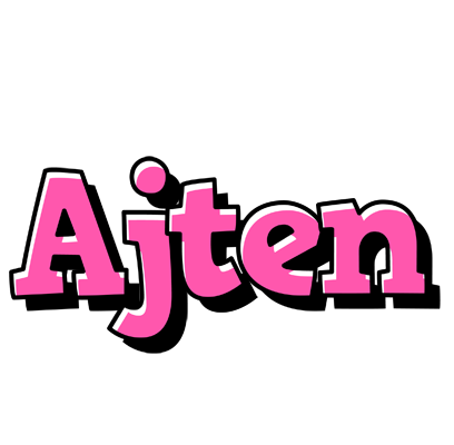 Ajten girlish logo