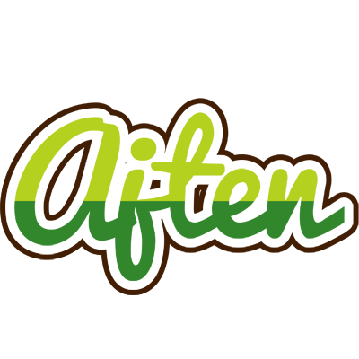 Ajten golfing logo