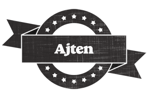 Ajten grunge logo