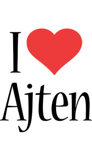 Ajten i-love logo
