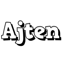 Ajten snowing logo