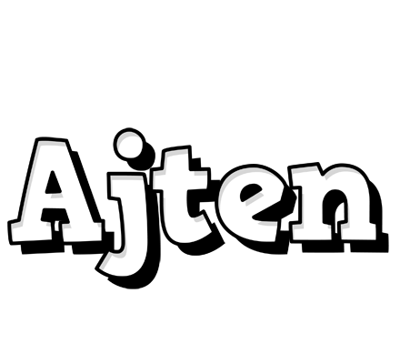 Ajten snowing logo