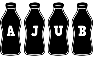 Ajub bottle logo