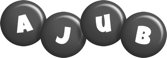 Ajub candy-black logo