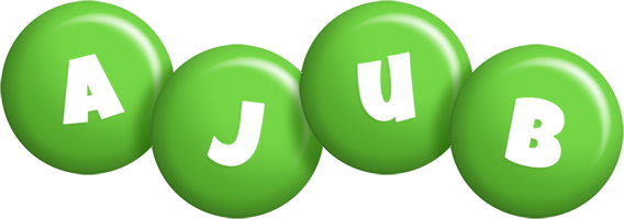 Ajub candy-green logo