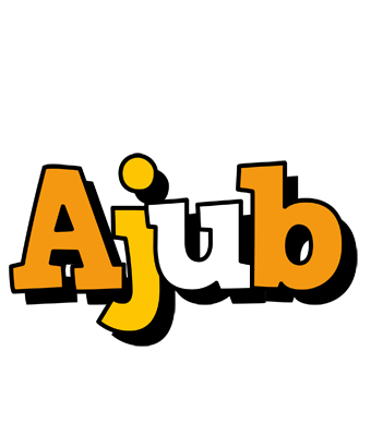 Ajub cartoon logo