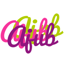 Ajub flowers logo