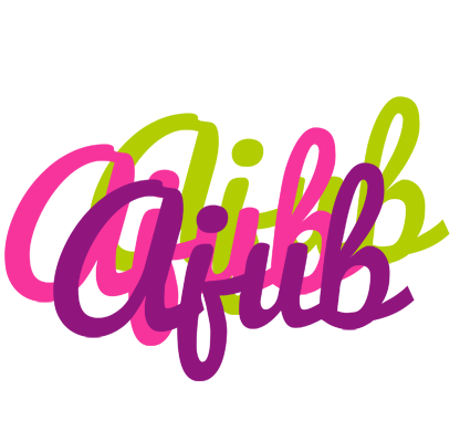 Ajub flowers logo