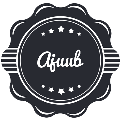 Ajuub badge logo