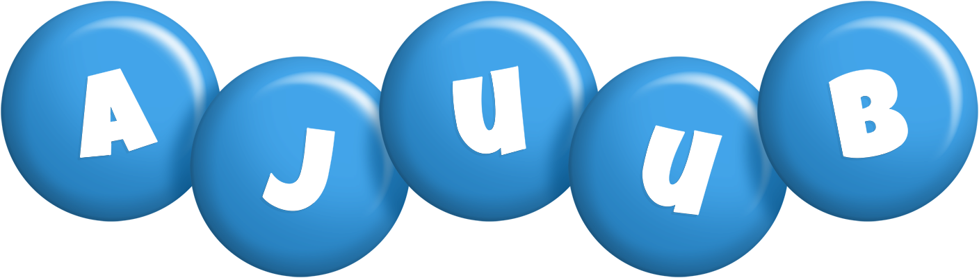 Ajuub candy-blue logo