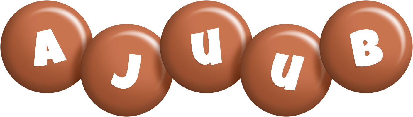 Ajuub candy-brown logo