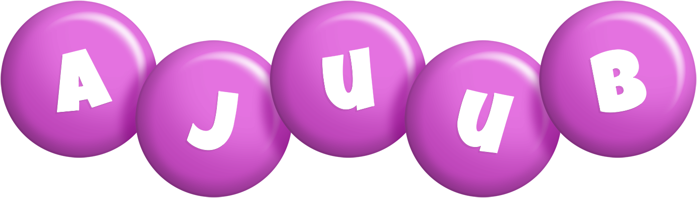 Ajuub candy-purple logo