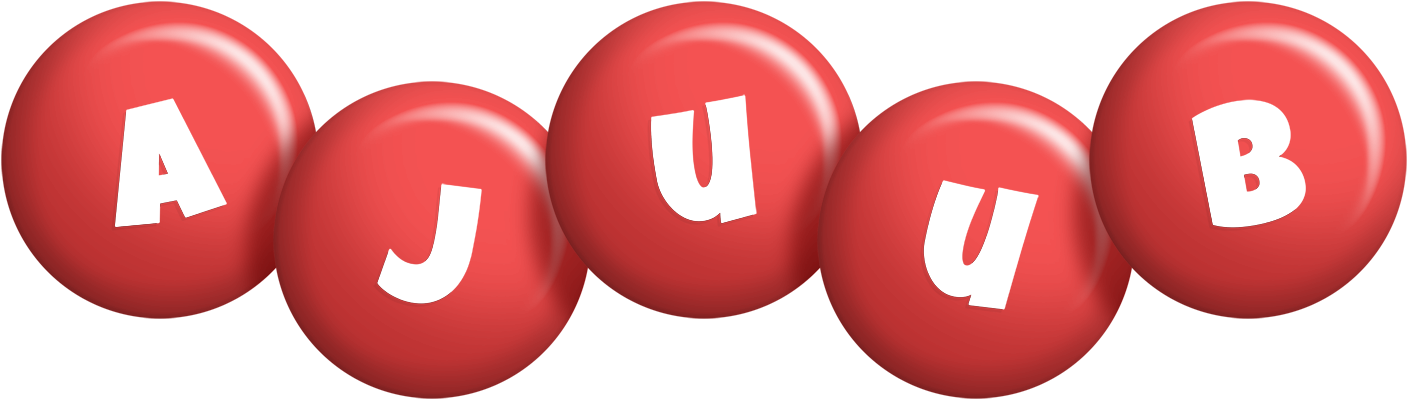 Ajuub candy-red logo