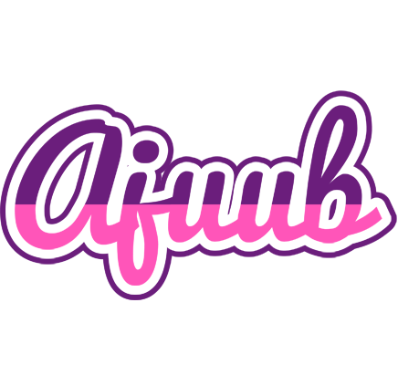 Ajuub cheerful logo