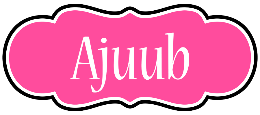 Ajuub invitation logo
