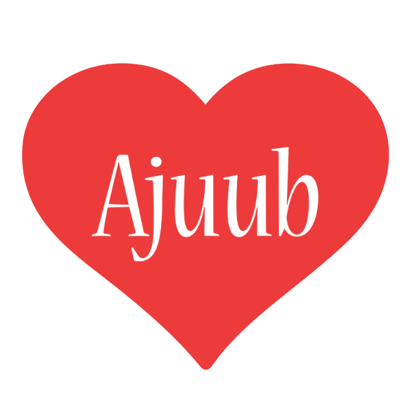 Ajuub love logo