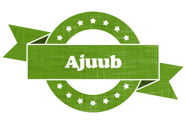 Ajuub natural logo