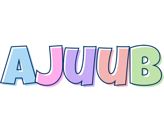 Ajuub pastel logo