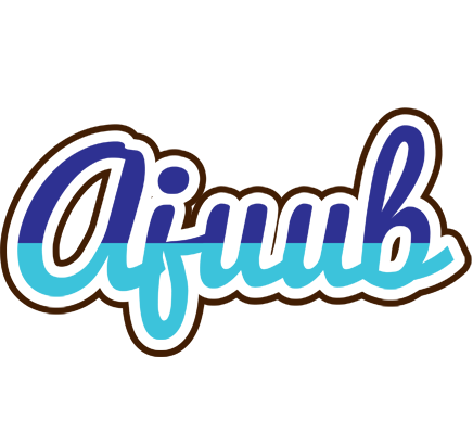 Ajuub raining logo